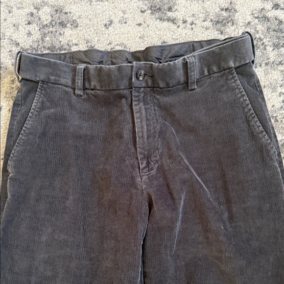 Croft & Barrow Men's Dark Gray Corduroy Pants - Picture 3 of 3